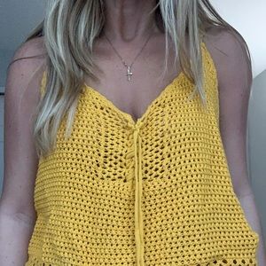 Sweater tank top